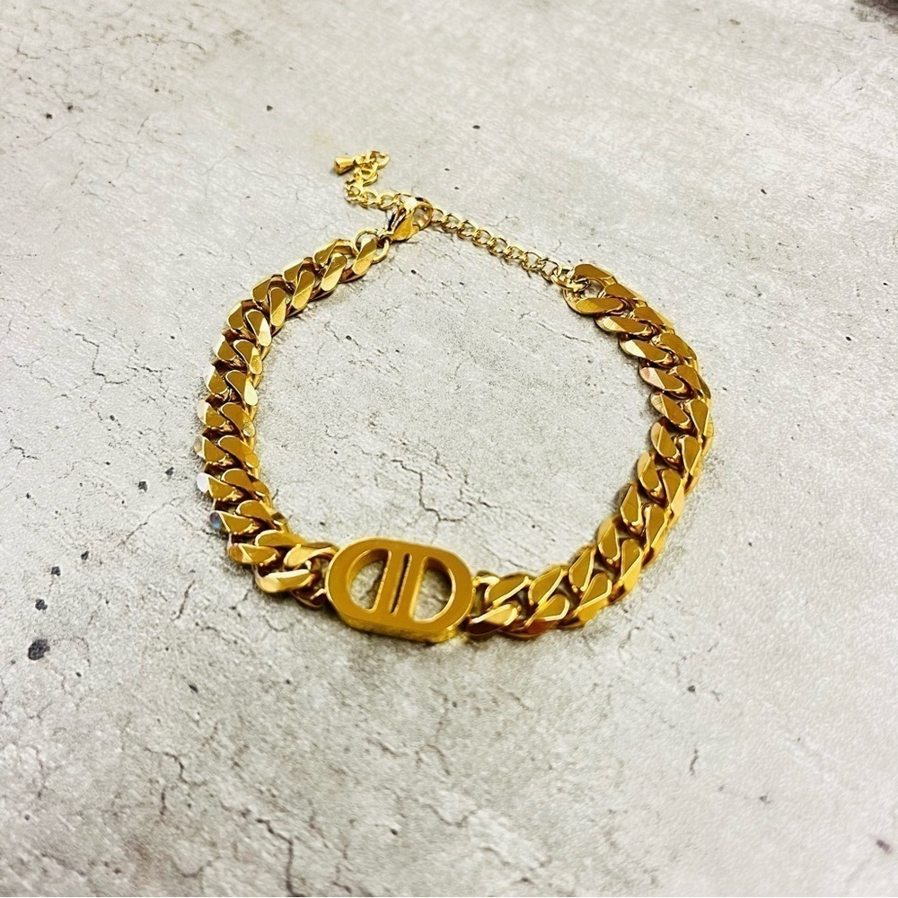 CD Cuban chain bracelet - Picture 4 of 4
